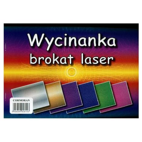 Wycinanka A4/6 Cormoran Brokatowa-metalizowana Laser